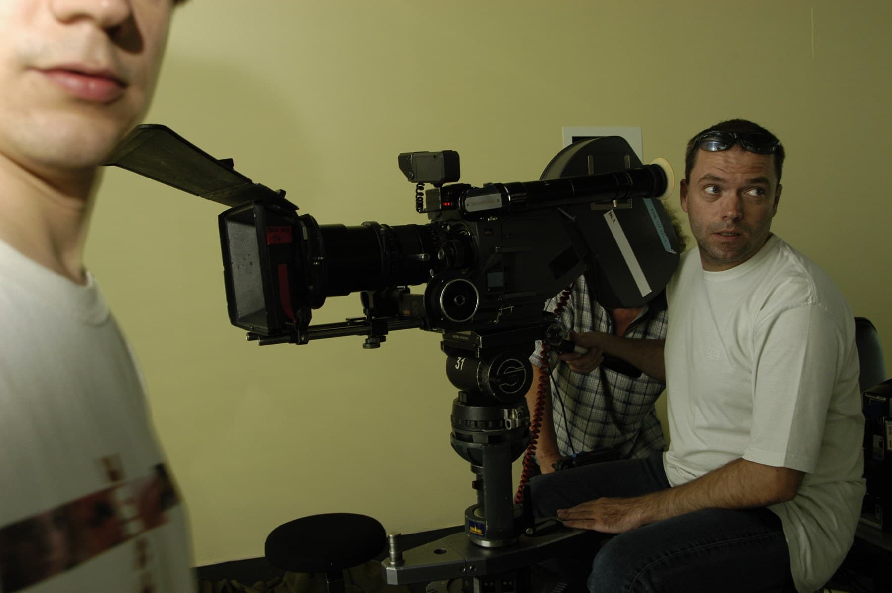 Miro Šindelka — producer, on set